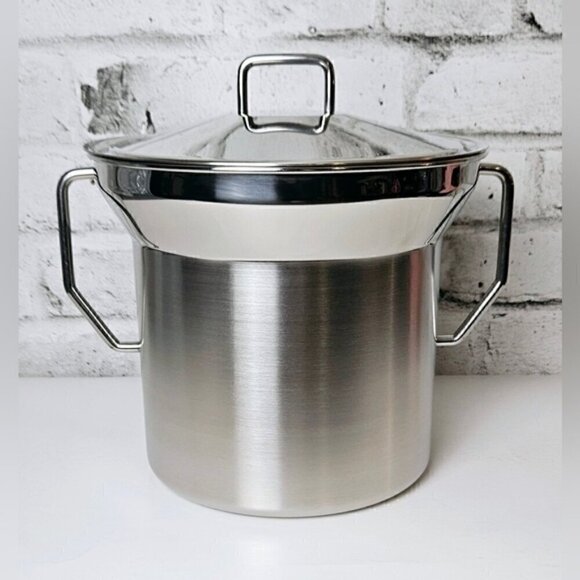 NEW ICM Italy Stainless Steel Pasta Pot w/ Strainer Lid – 5L Pastaioia Pot - Picture 1 of 10